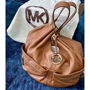 Michael Kors Layton Hobo Tan Tote with Dust Bag and Tag Lightly Worn